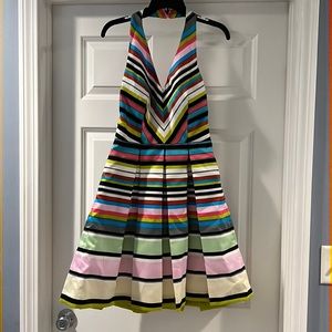 Striped Cocktail Dress